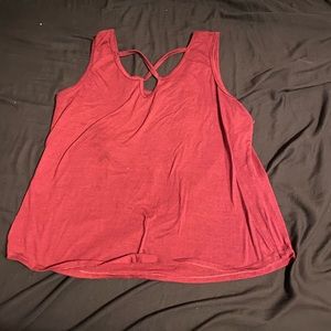 No Boundaries Burgundy Tank Top | XXL Juniors